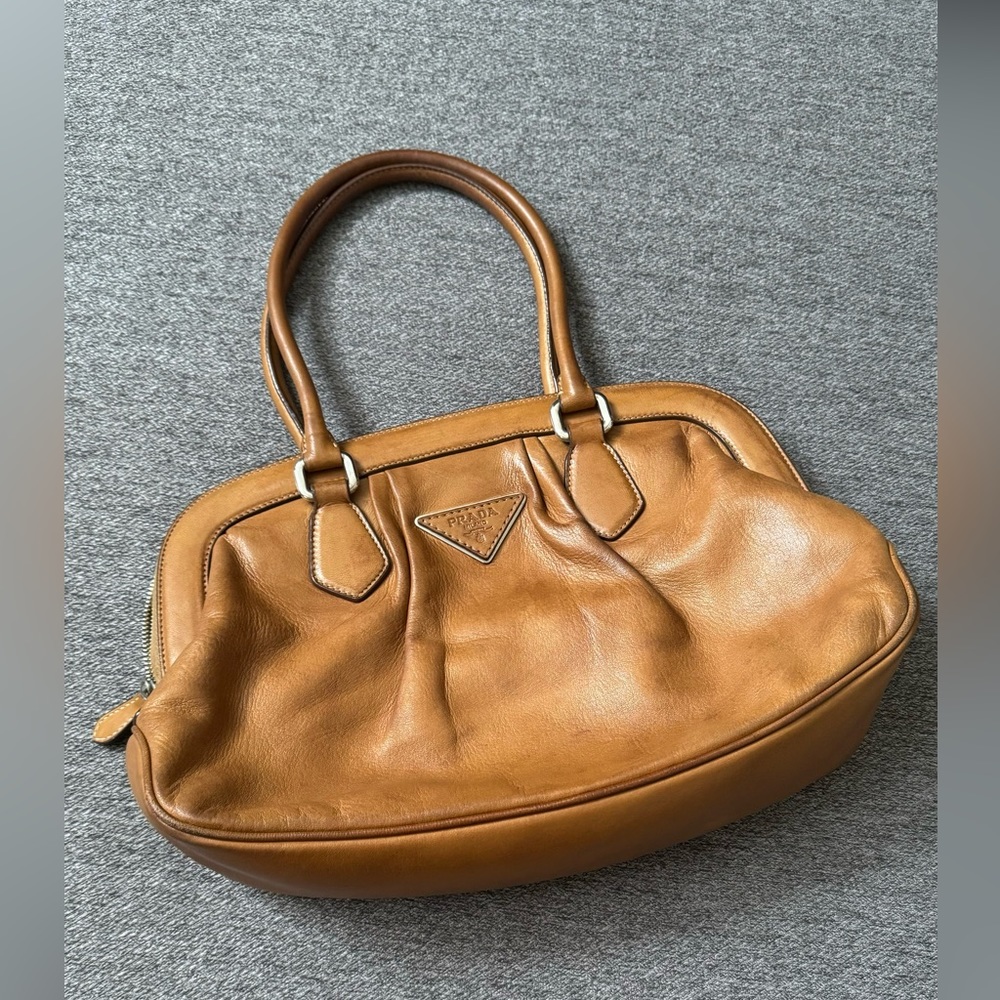 PRADA HAND BAG LEATHER VINTAGE